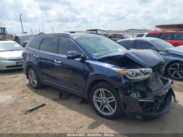 hyundai santa fe 2017 km8sr4hf0hu254449