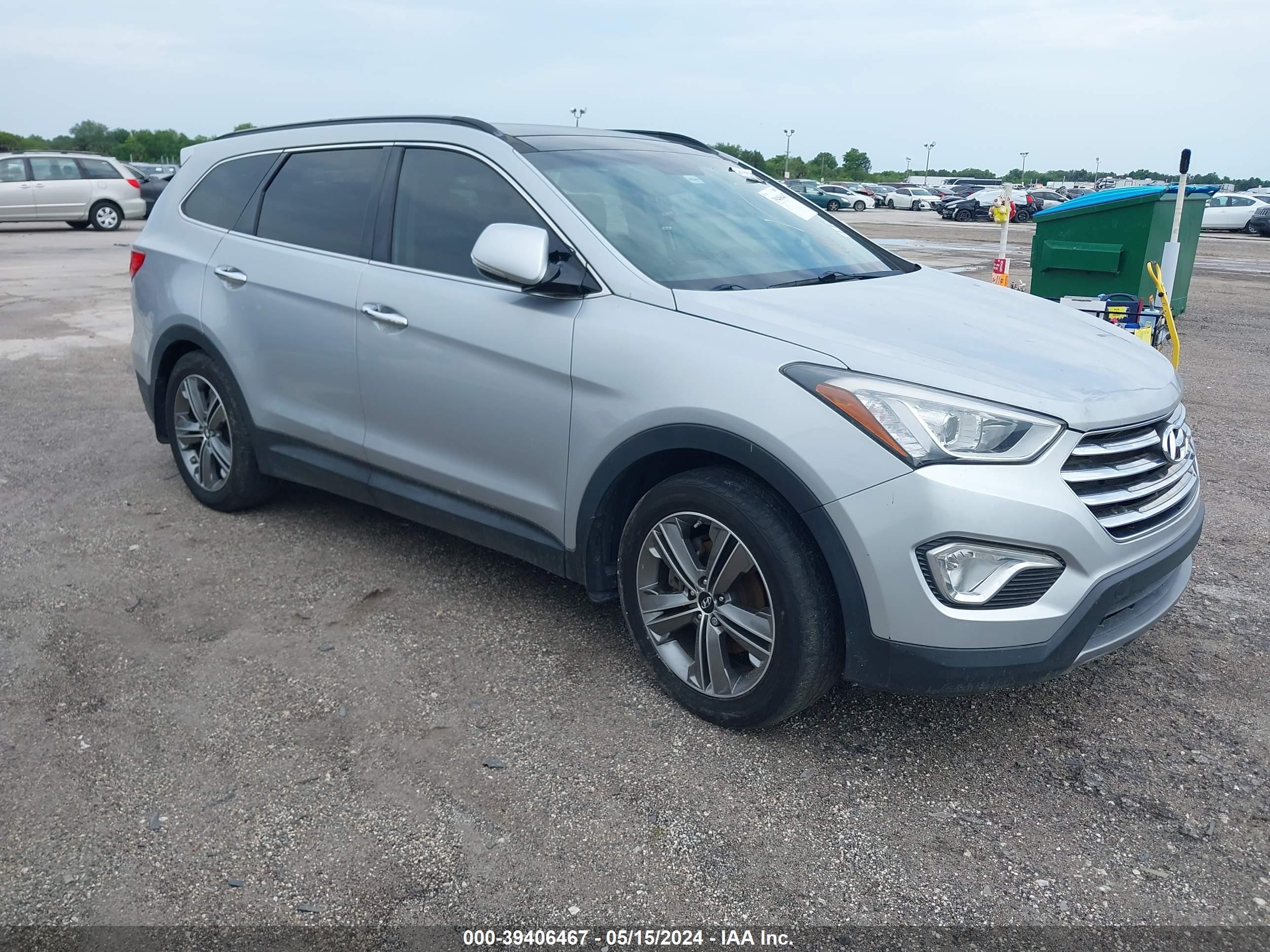 hyundai santa fe 2014 km8sr4hf2eu065281