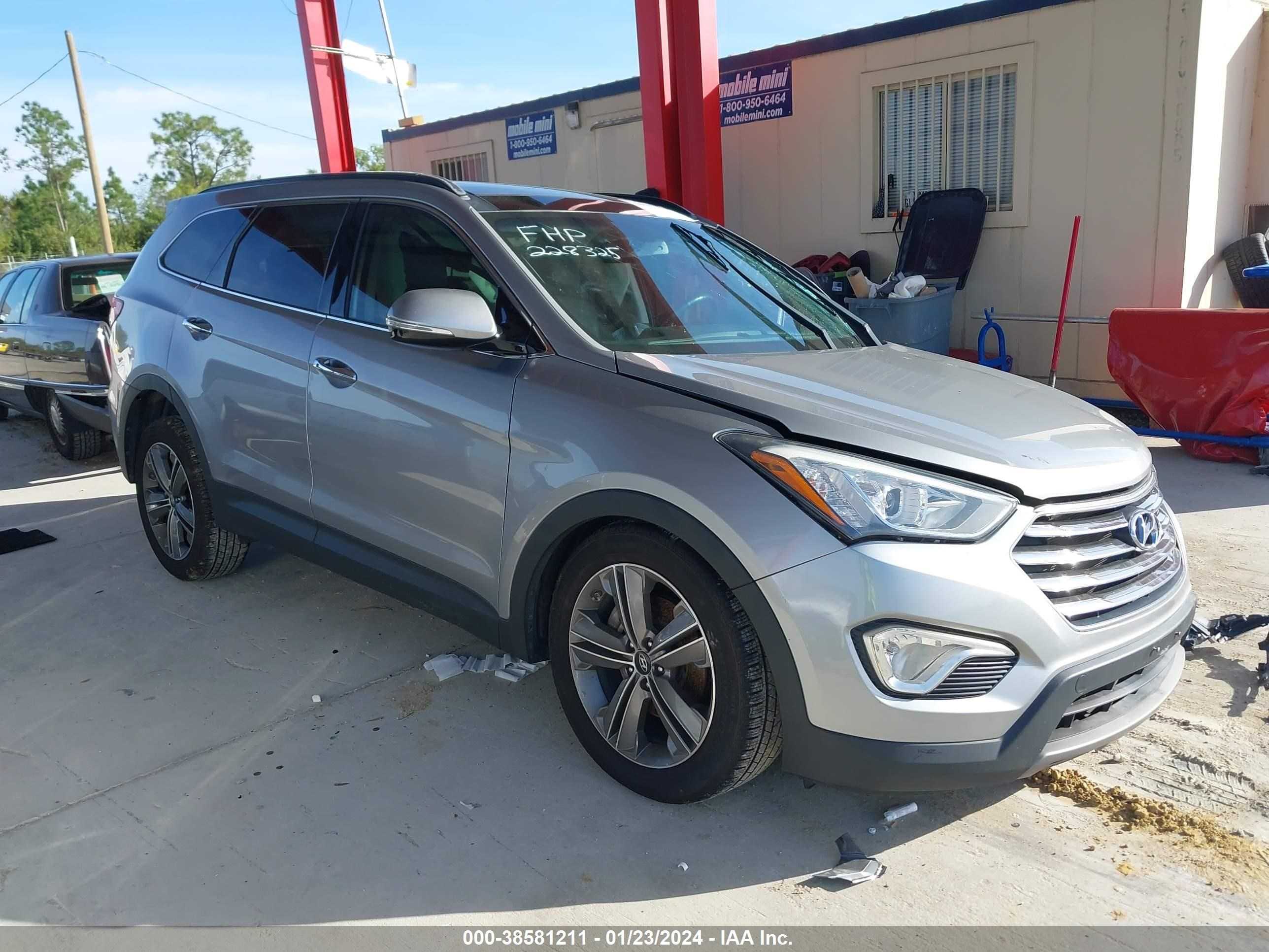 hyundai santa fe 2014 km8sr4hf3eu038400