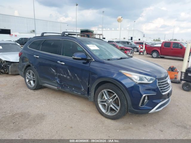 hyundai santa fe 2017 km8sr4hf4hu241235