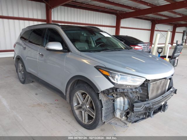 hyundai santa fe 2017 km8sr4hf4hu245317