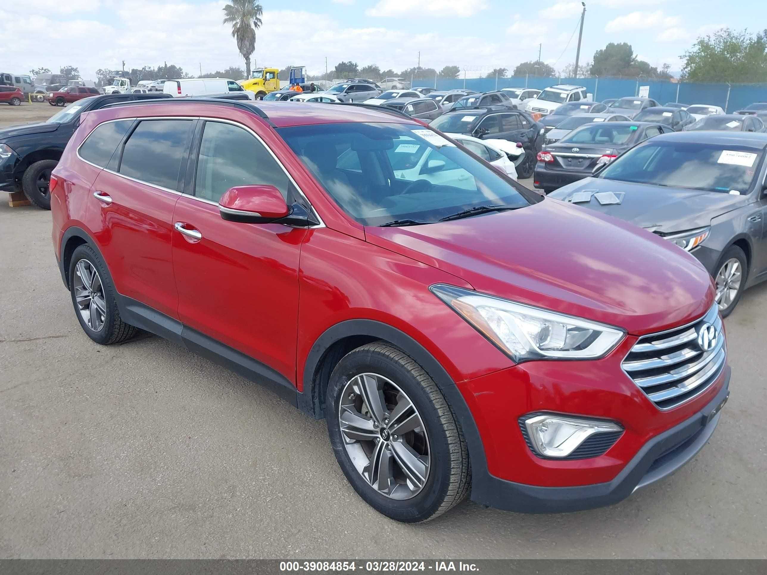 hyundai santa fe 2013 km8sr4hf6du009584