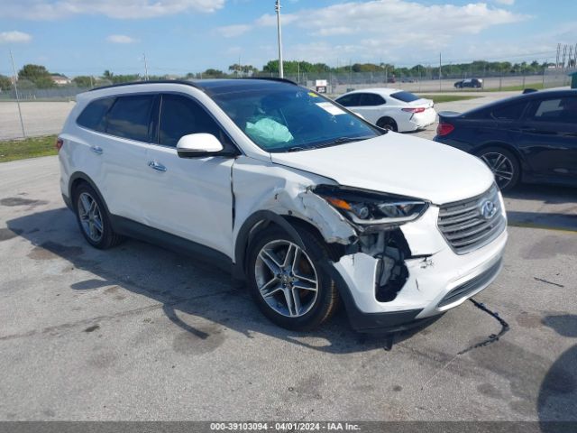 hyundai santa fe 2017 km8sr4hf6hu242662