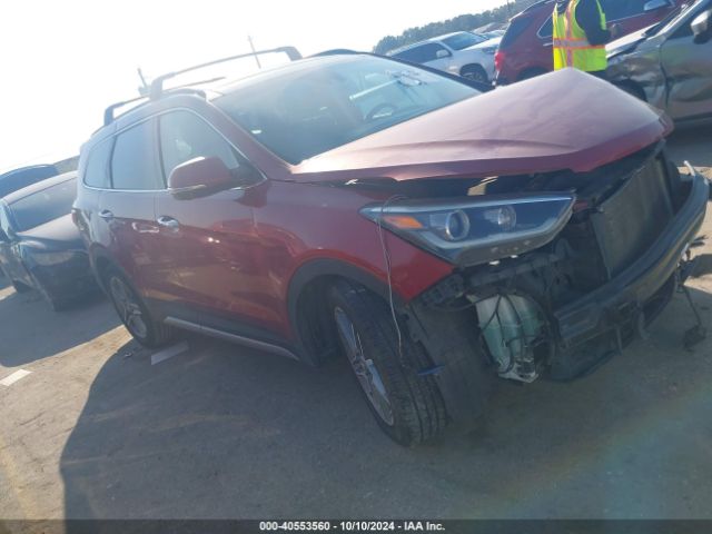 hyundai santa fe 2017 km8sr4hf7hu175327