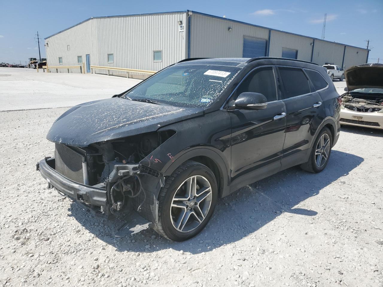 hyundai santa fe 2017 km8sr4hf7hu241049