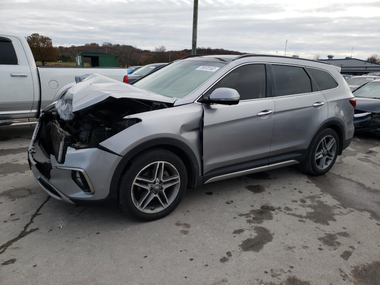 hyundai santa fe 2018 km8sr4hf7ju295005