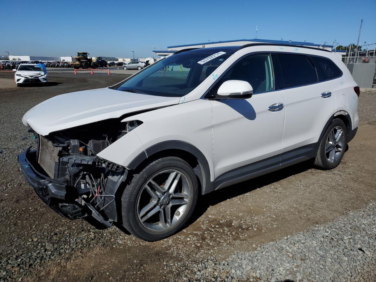 hyundai santa fe 2017 km8sr4hf8hu239536