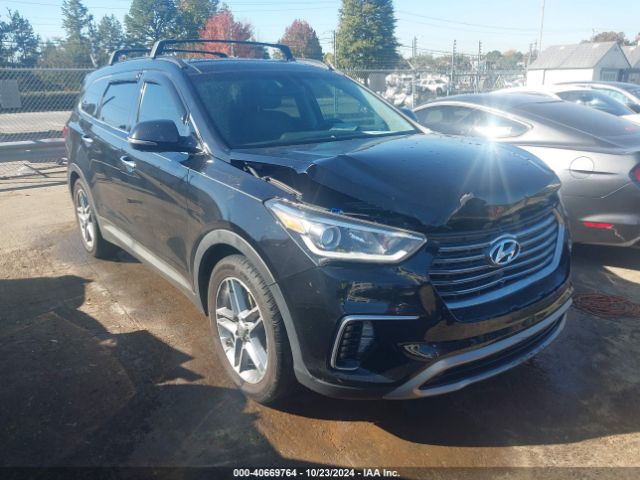 hyundai santa fe 2017 km8sr4hf8hu243151