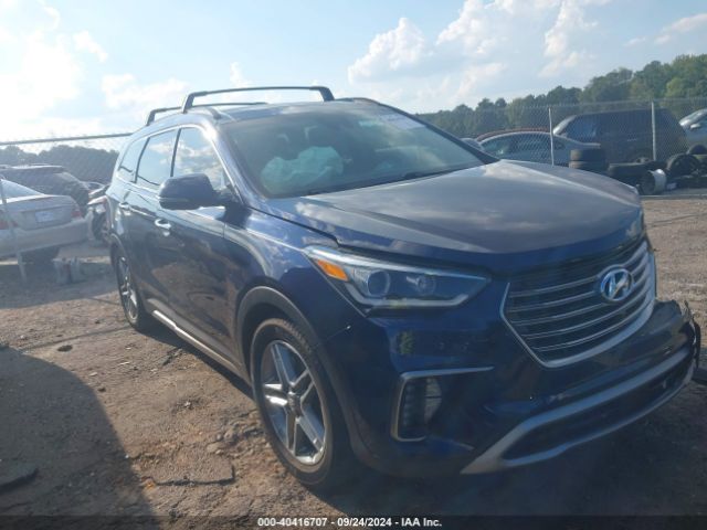 hyundai santa fe 2017 km8sr4hfxhu242583