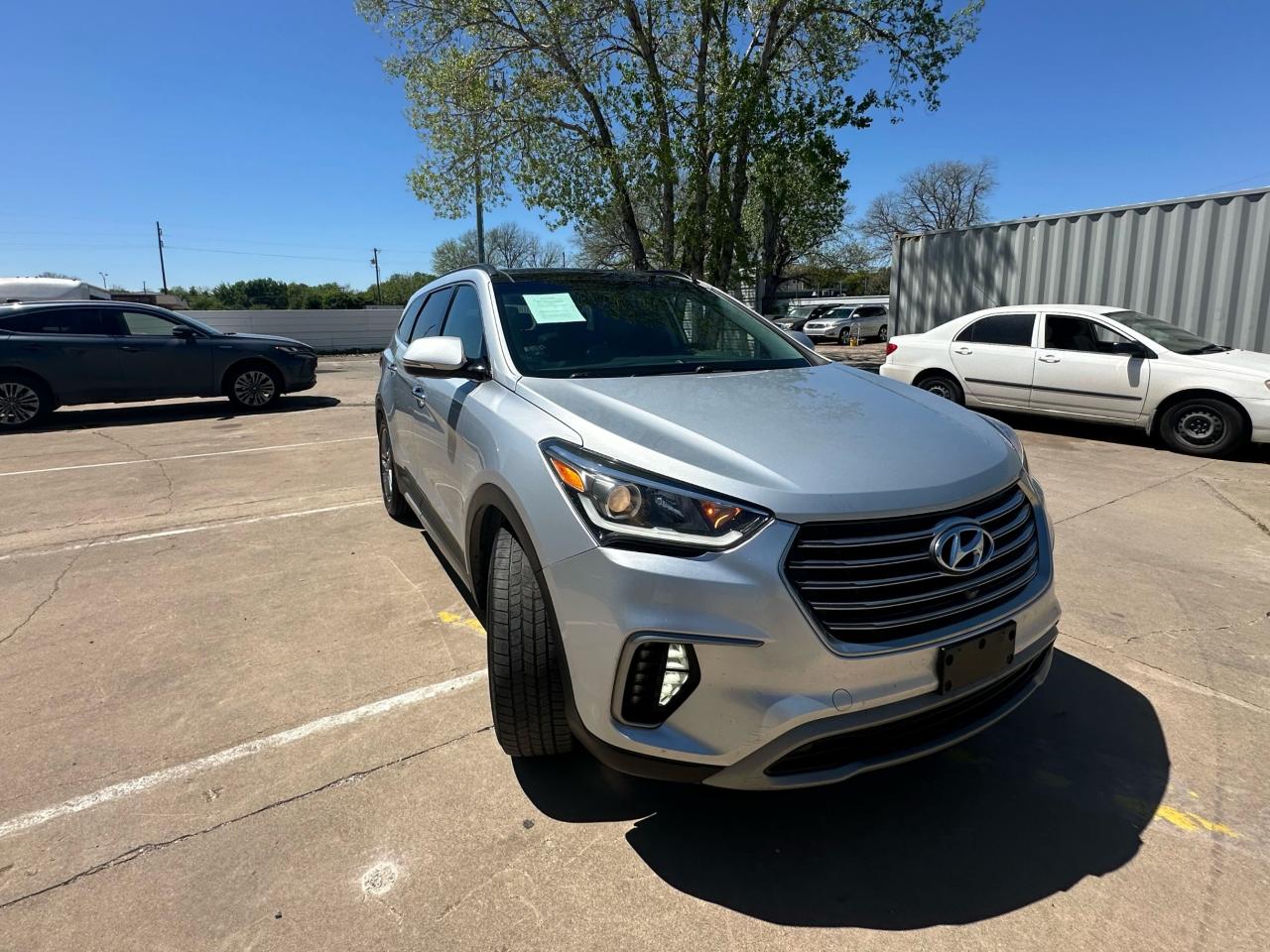 hyundai santa fe 2018 km8sr4hfxju268879