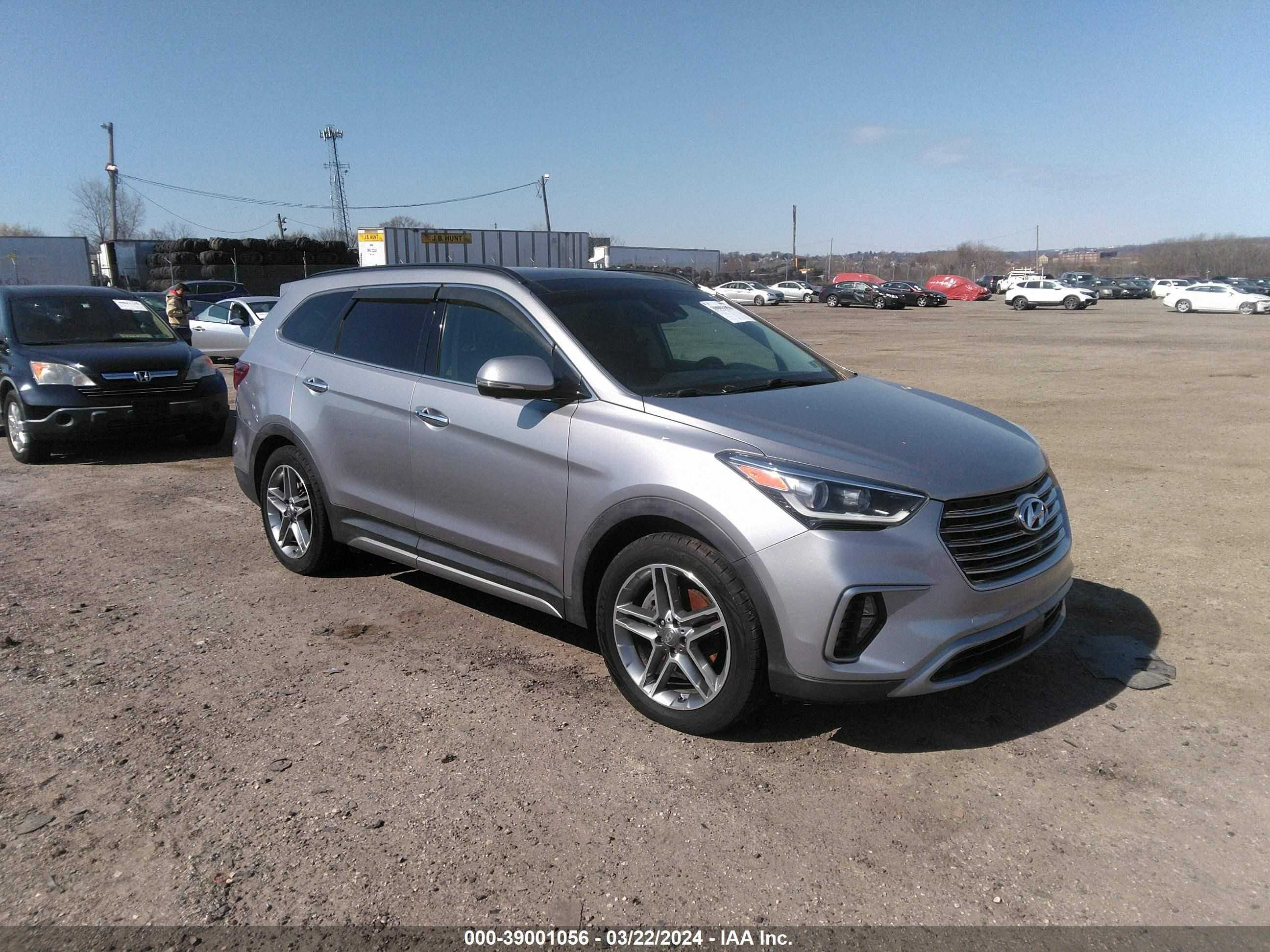 hyundai santa fe 2017 km8srdhf0hu248554