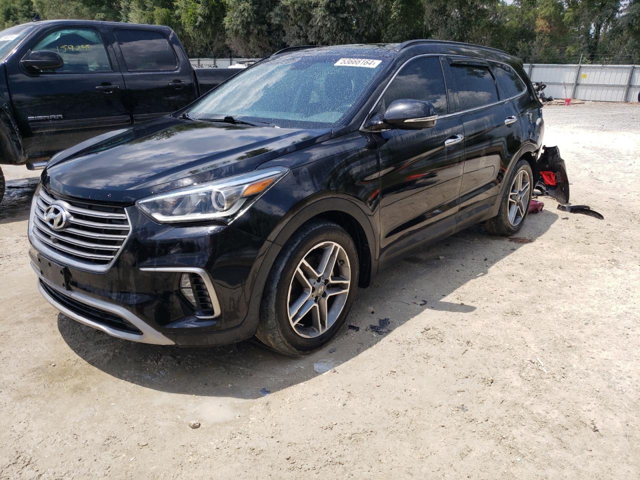 hyundai santa fe 2017 km8srdhf2hu212266