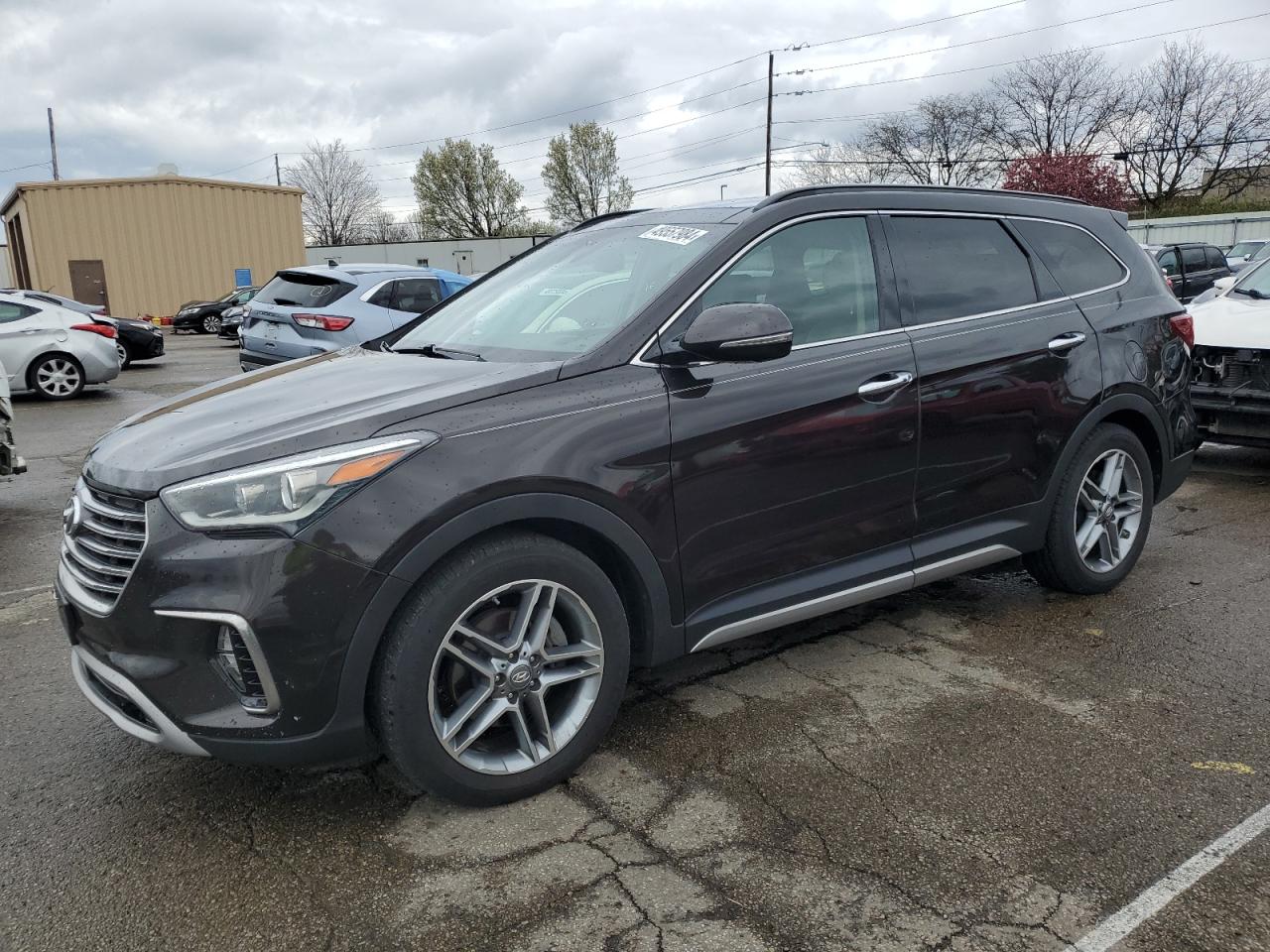 hyundai santa fe 2017 km8srdhf6hu186920