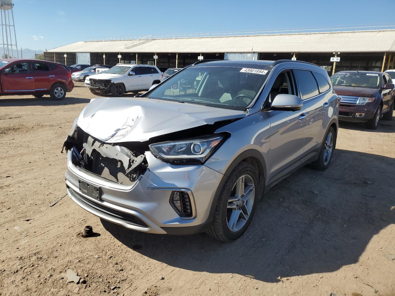 hyundai santa fe 2017 km8srdhf6hu254374