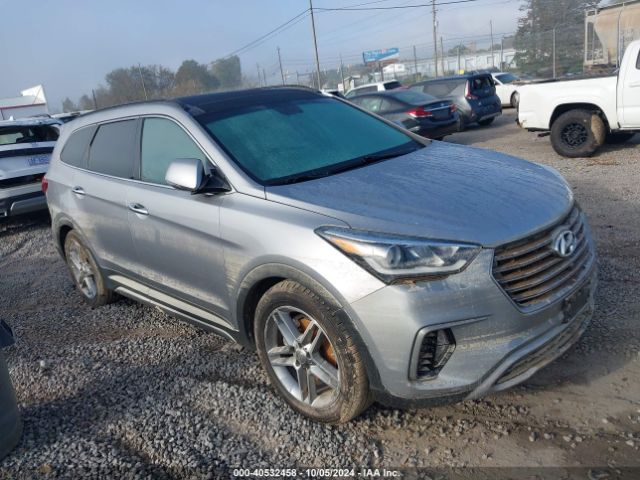 hyundai santa fe 2017 km8srdhf7hu229693