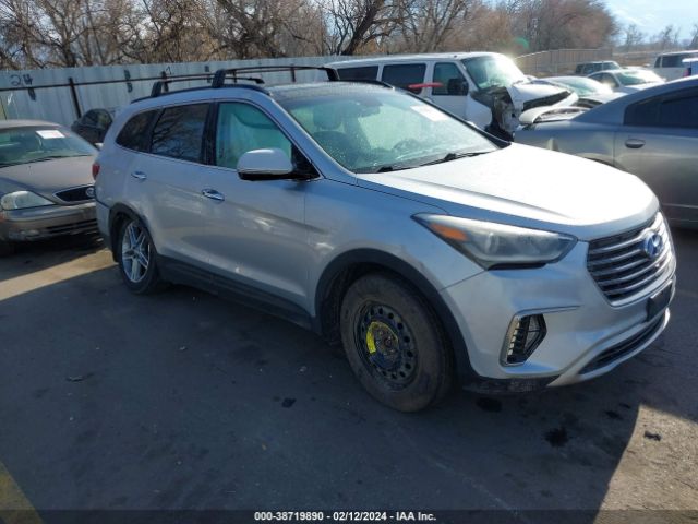 hyundai santa fe 2017 km8srdhf9hu190699