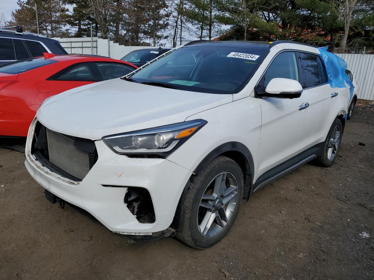 hyundai santa fe 2019 km8srdhf9ku307835