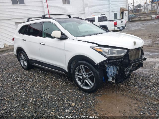 hyundai santa fe 2017 km8srdhfxhu225489