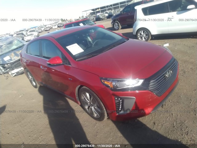 hyundai ioniq hybrid 2019 kmhc05lc7ku163462