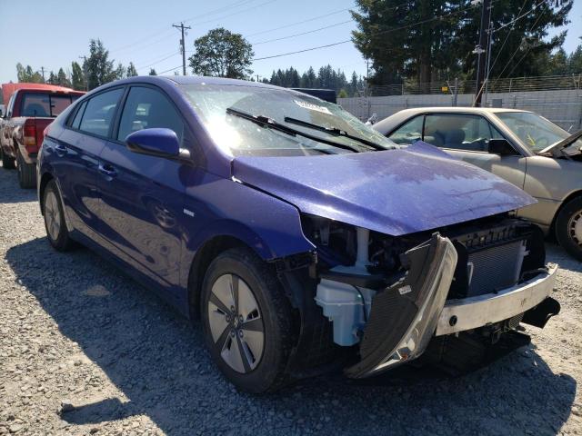 hyundai ioniq blue 2019 kmhc65lc1ku125059