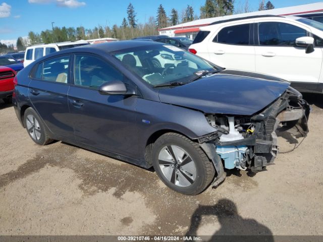 hyundai ioniq hybrid 2019 kmhc65lc1ku169272