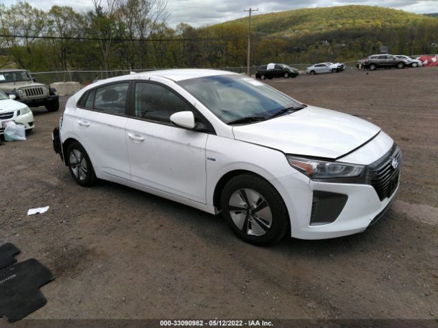 hyundai ioniq hybrid 2018 kmhc65lc3ju064344