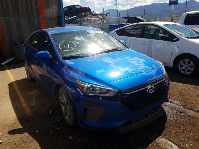 hyundai ioniq blue 2018 kmhc65lc3ju075246