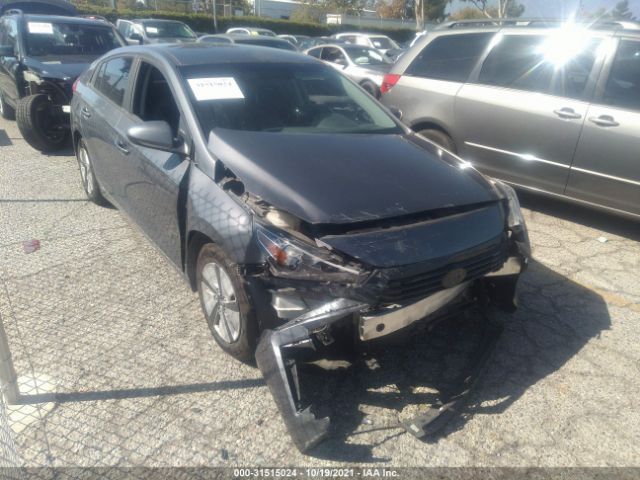 hyundai ioniq hybrid 2018 kmhc65lc6ju066122