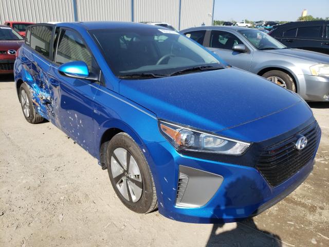 hyundai ioniq blue 2018 kmhc65lc7ju072480