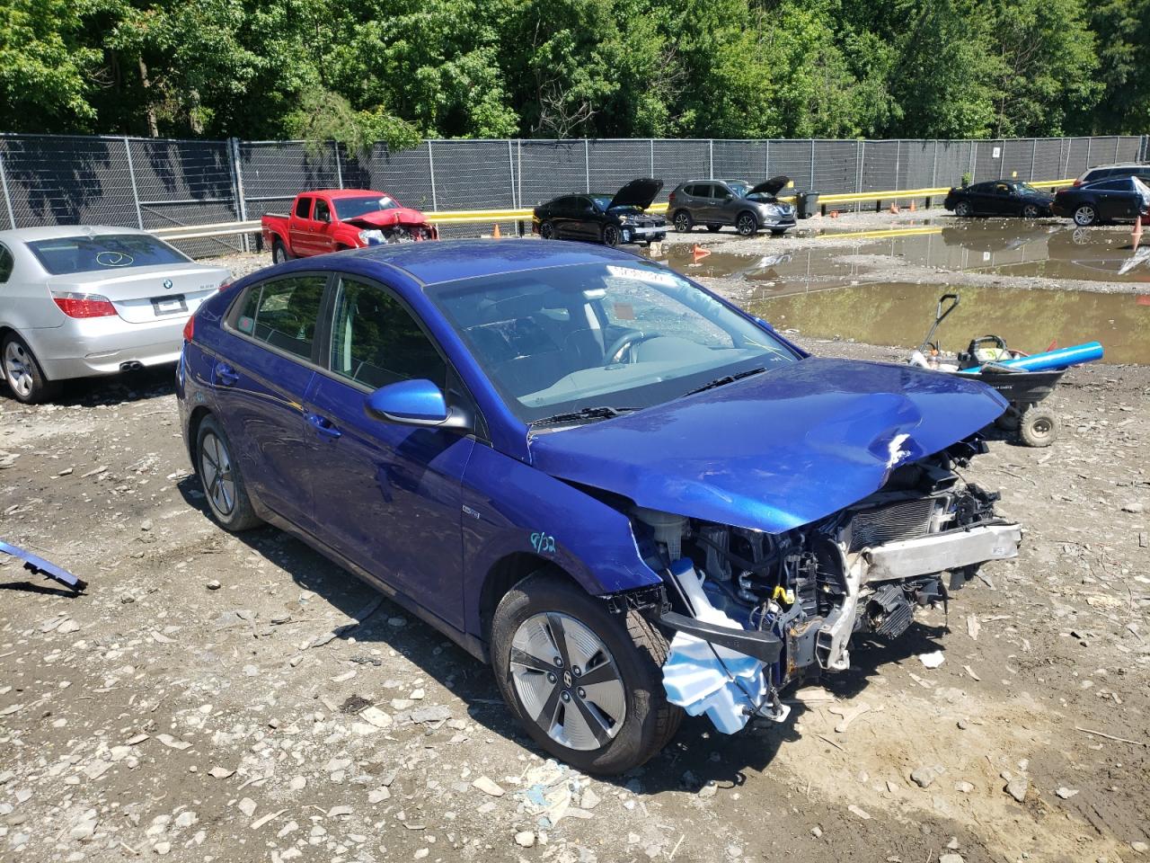 hyundai ioniq blue 2019 kmhc65lc7ku166022