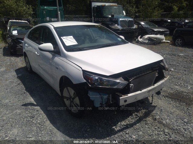 hyundai ioniq hybrid 2018 kmhc65lc9ju064901