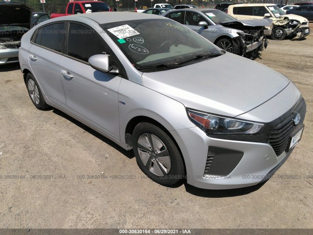 hyundai ioniq hybrid 2018 kmhc65lc9ju066583