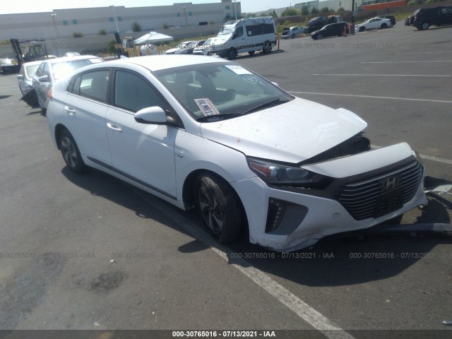 hyundai ioniq hybrid 2019 kmhc75lc3ku131491