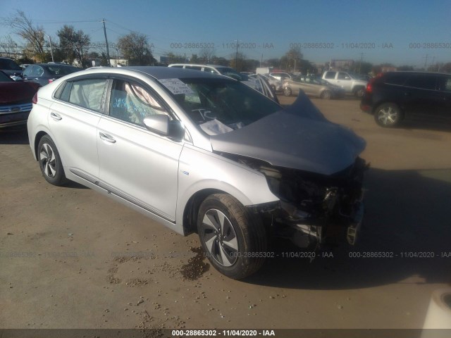 hyundai ioniq hybrid 2018 kmhc75lc4ju074345