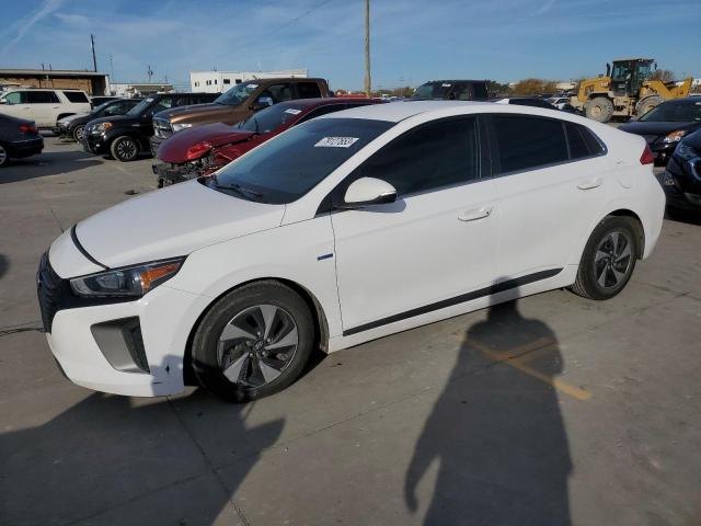 hyundai ioniq 2018 kmhc75lc9ju077547