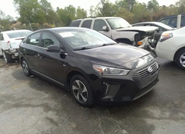 hyundai ioniq hybrid 2018 kmhc75lc9ju087317