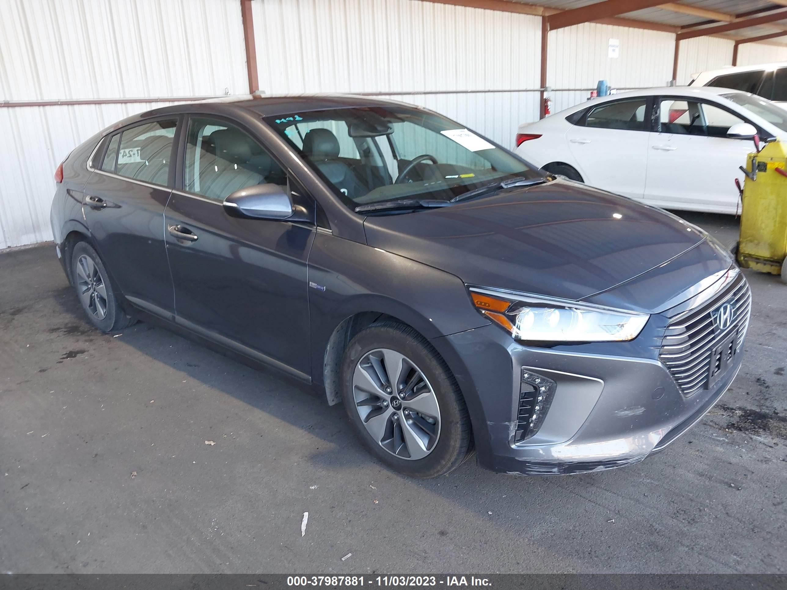 hyundai ioniq 2019 kmhc75ld4ku184838