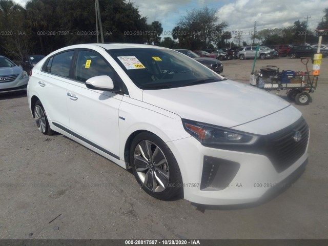 hyundai ioniq hybrid 2017 kmhc85lc5hu051289