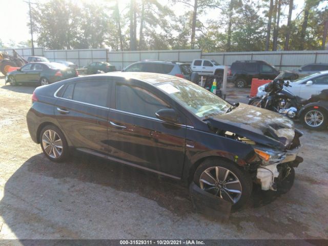 hyundai ioniq hybrid 2018 kmhc85lc7ju084249