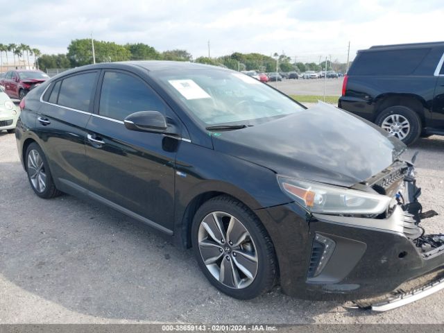 hyundai ioniq hybrid 2018 kmhc85lc9ju097536