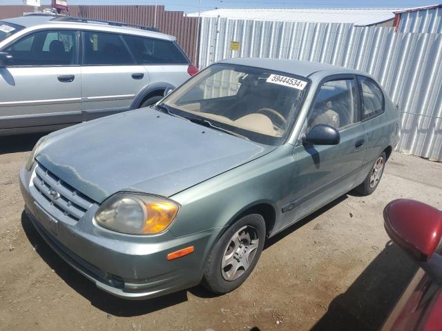 hyundai accent 2004 kmhcf35c74u318143