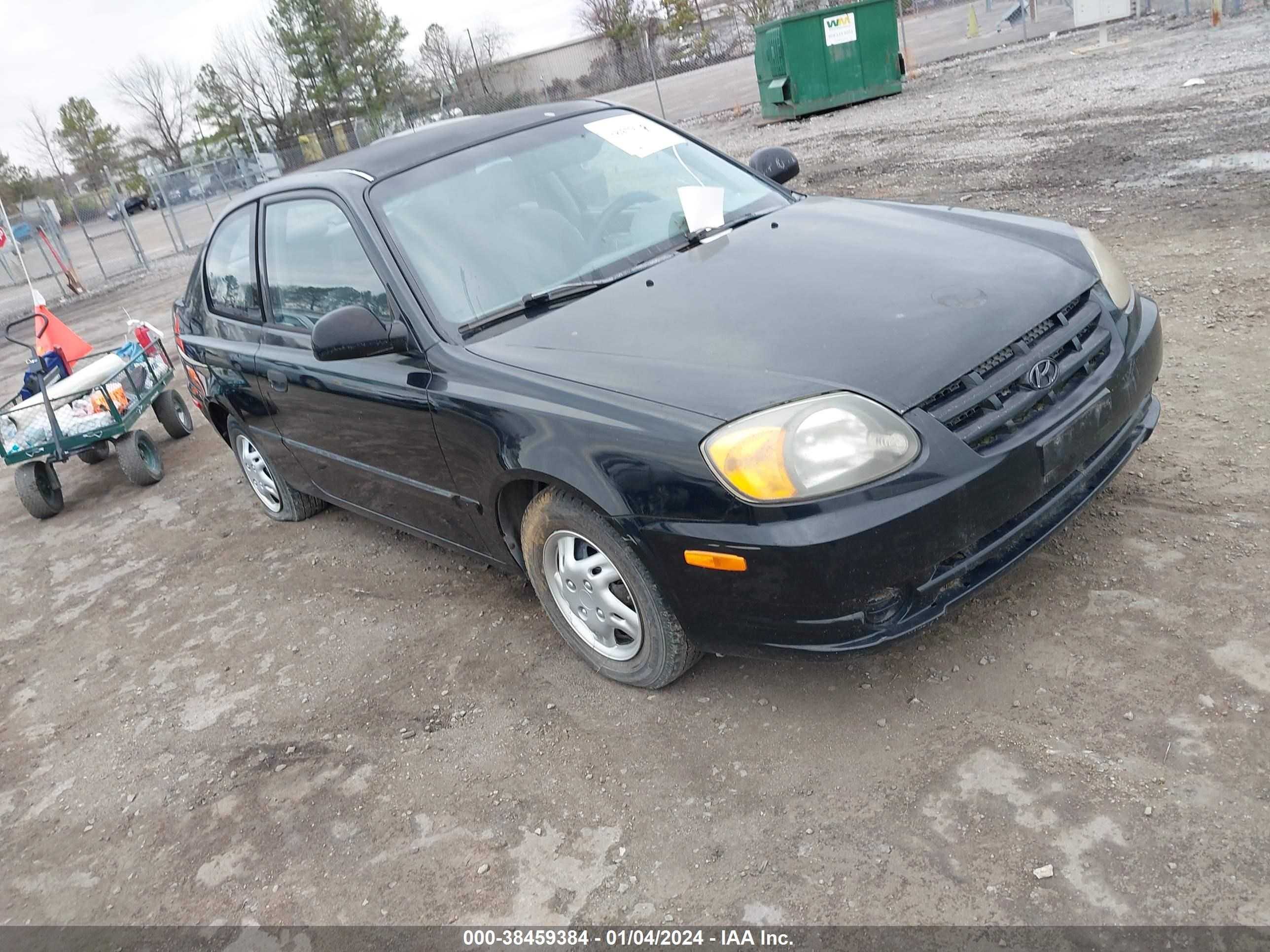 hyundai accent 2003 kmhcg35c03u266673