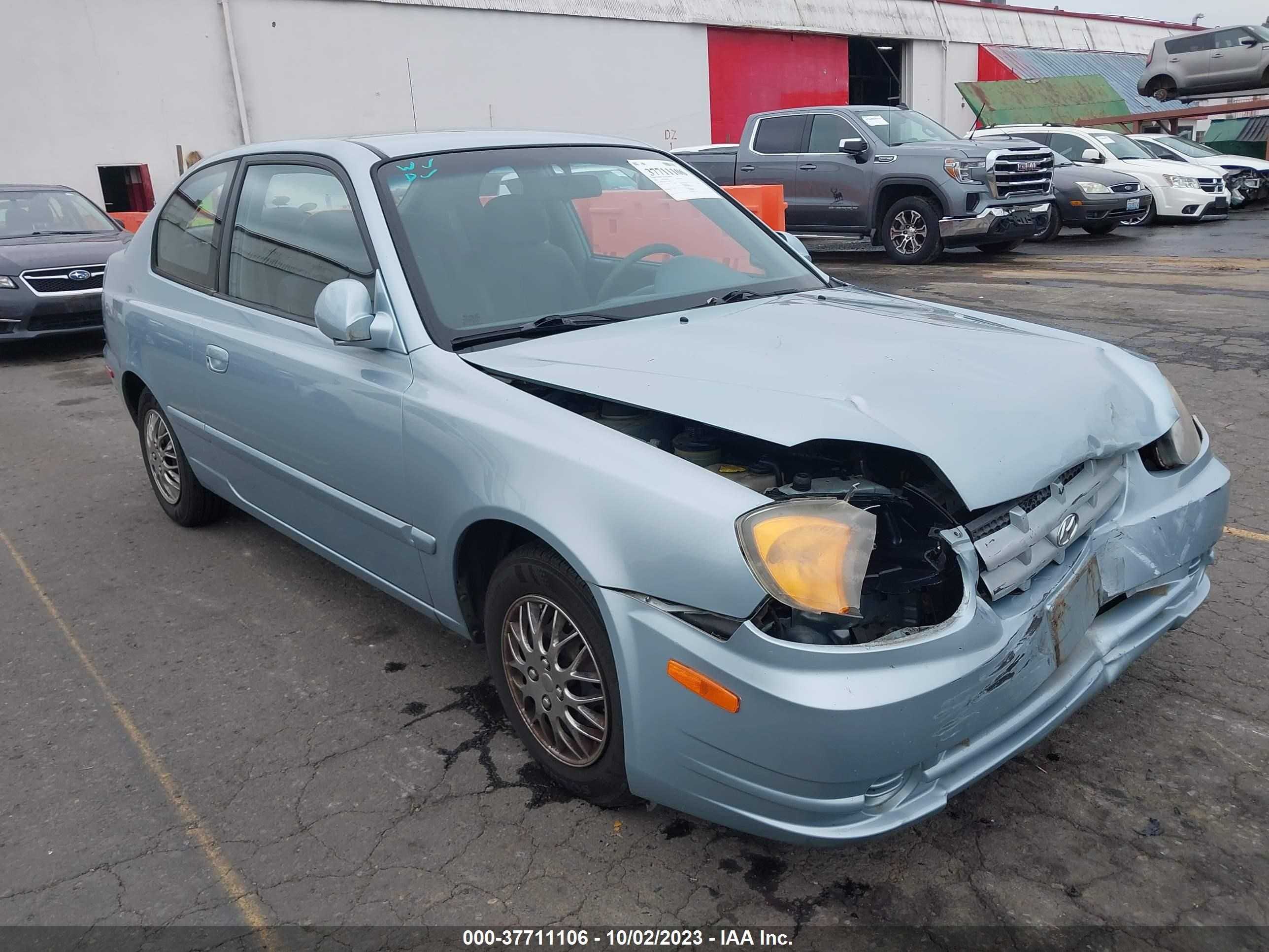 hyundai accent 2005 kmhcg35c15u339990