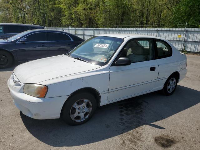 hyundai accent 2001 kmhcg35c21u151313