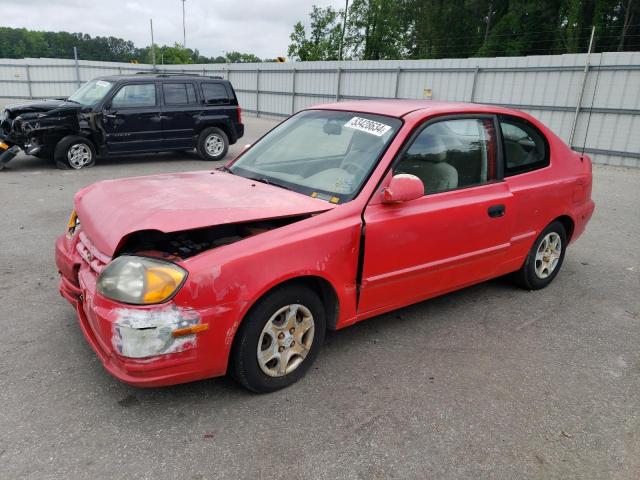 hyundai accent 2005 kmhcg35c45u333374