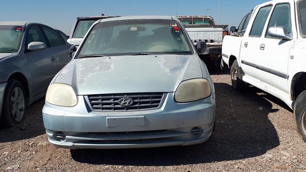 hyundai accent 2004 kmhcg41g14u545386