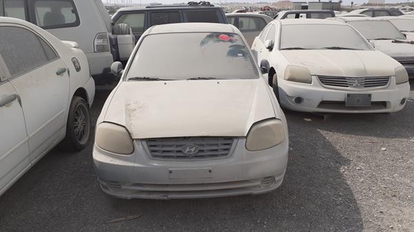 hyundai accent 2006 kmhcg41g26u673462