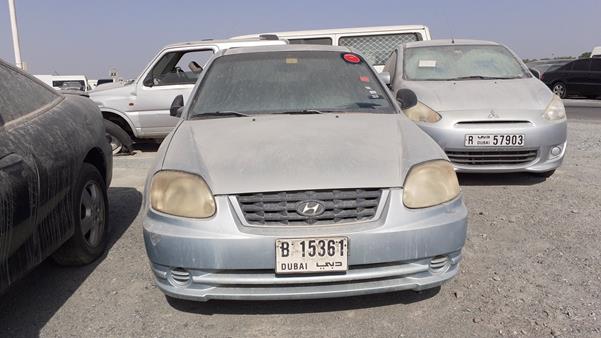 hyundai accent 2004 kmhcg41g44u575045