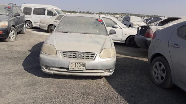 hyundai accent 2005 kmhcg41g85u644112