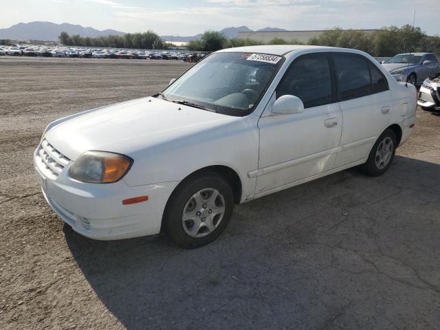 hyundai accent 2005 kmhcg45c05u661851